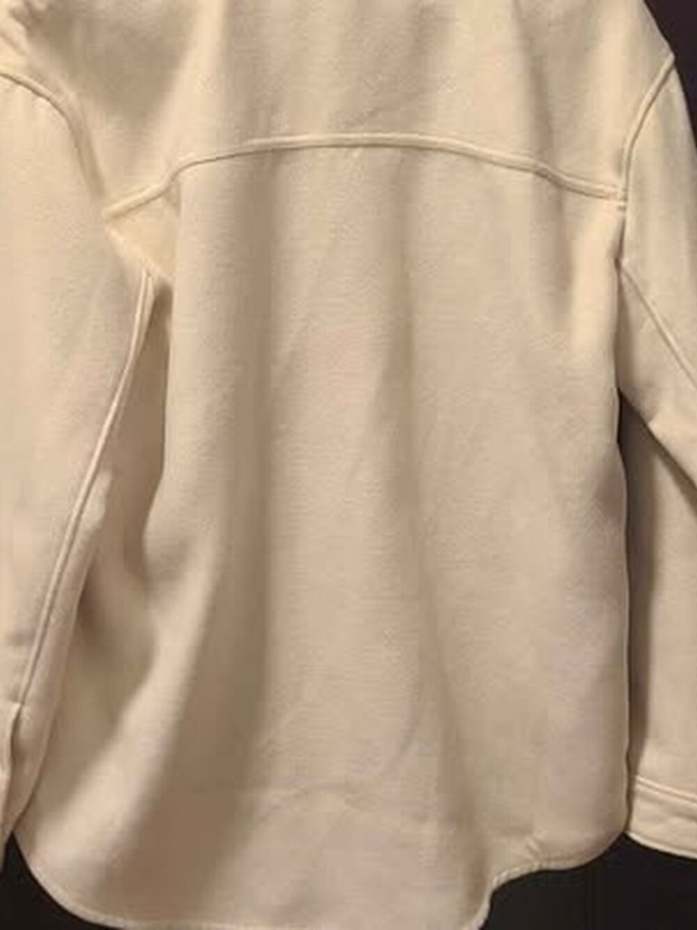 Abercrombie & Fitch Cream Shirt Jacket